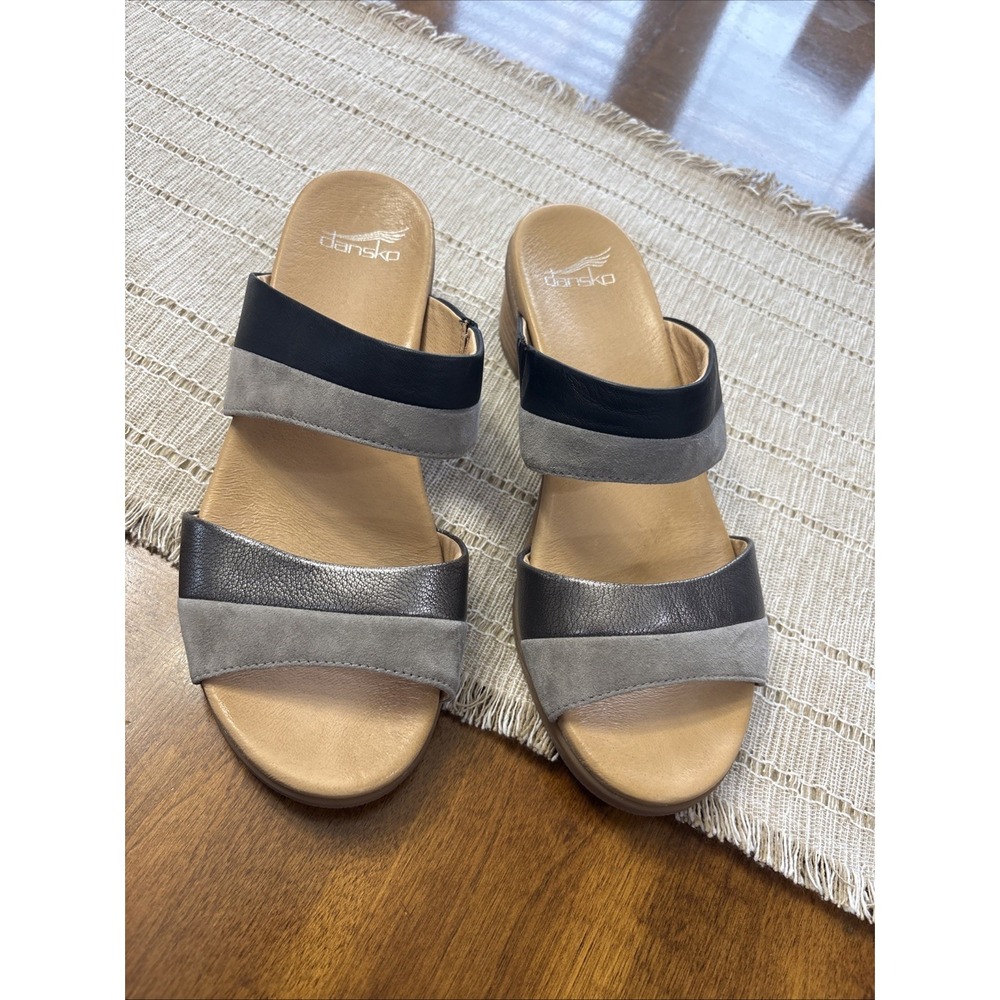 Dansko Theresa Multi Strap Slip On Sandals,‎ (40) 7.5 US